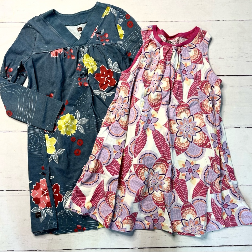 Floral Kids Tea Collection Dress Set size 6